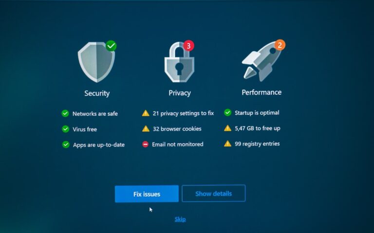 Status De Seguranca Privacidade E Desempenho Com Opcoes De Correcao 7Og0reGku4M