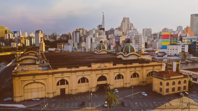 A stunning aerial shot of São Paulo's architectural beauty and vibrant skyline.